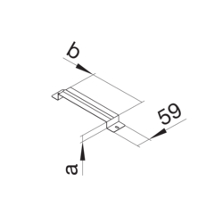 Σχέδια προϊόντος Διαστάσεις καναλιού 340 x 38mm - 3 τμημάτων Στήριγμα φύλλο inox