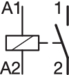 Διάγραμμα κυκλώματος Hλεκτρονόμοι (ρελέ ισχύος) 230V AC / 24V AC / 12V AC, 1P